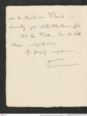 Nachlass Franz Steindachner, Brief von Wilhelm Weckbecker an Franz Steindachner (06.02.1908), Inv.Nr. 579.06, Seite 2